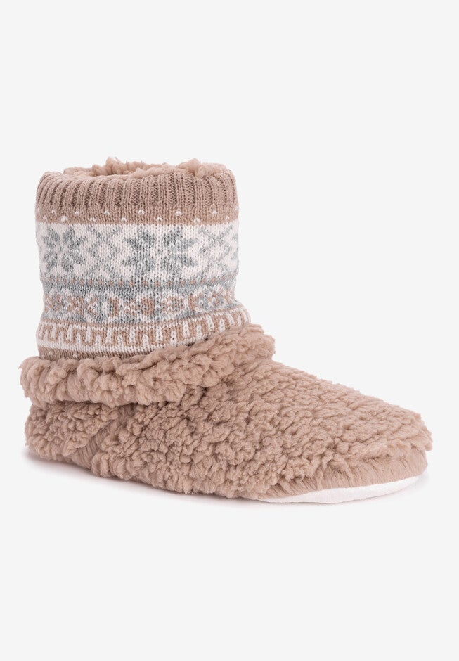 Foldover Knit Slipper, FAIRY DUST, hi-res image number null