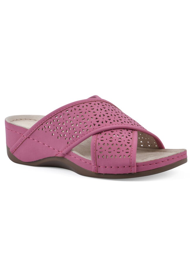 Collett Dressy Sandal, FUCHSIA NUBUCK, hi-res image number null