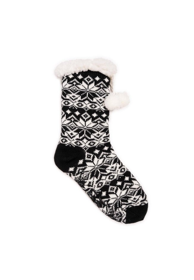 Tall Cabin Socks, EBONY, hi-res image number null