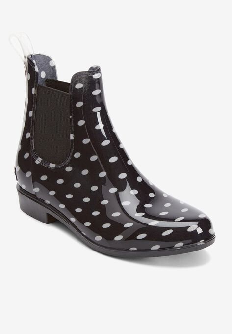 The Uma Rain Boot, BLACK DOT, hi-res image number null