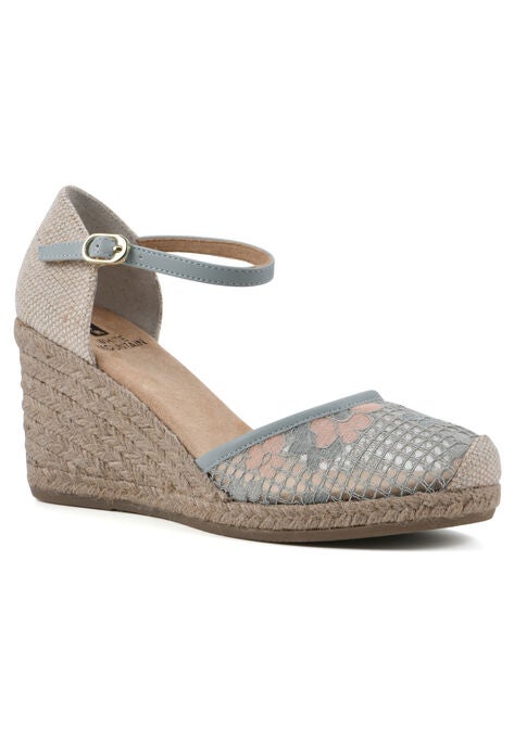 White Mountain Mamba Espadrilles, SAGE MESH FABRIC, hi-res image number null