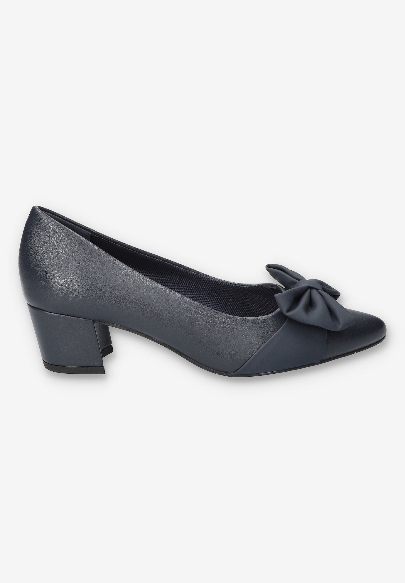 Alva Pointed Toe Pump, NAVY, alternate image number 2