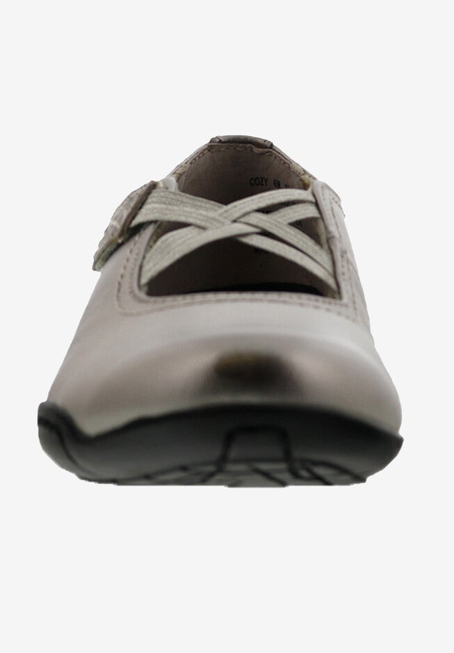 Cozy Cross-Strap Flat, , alternate image number null