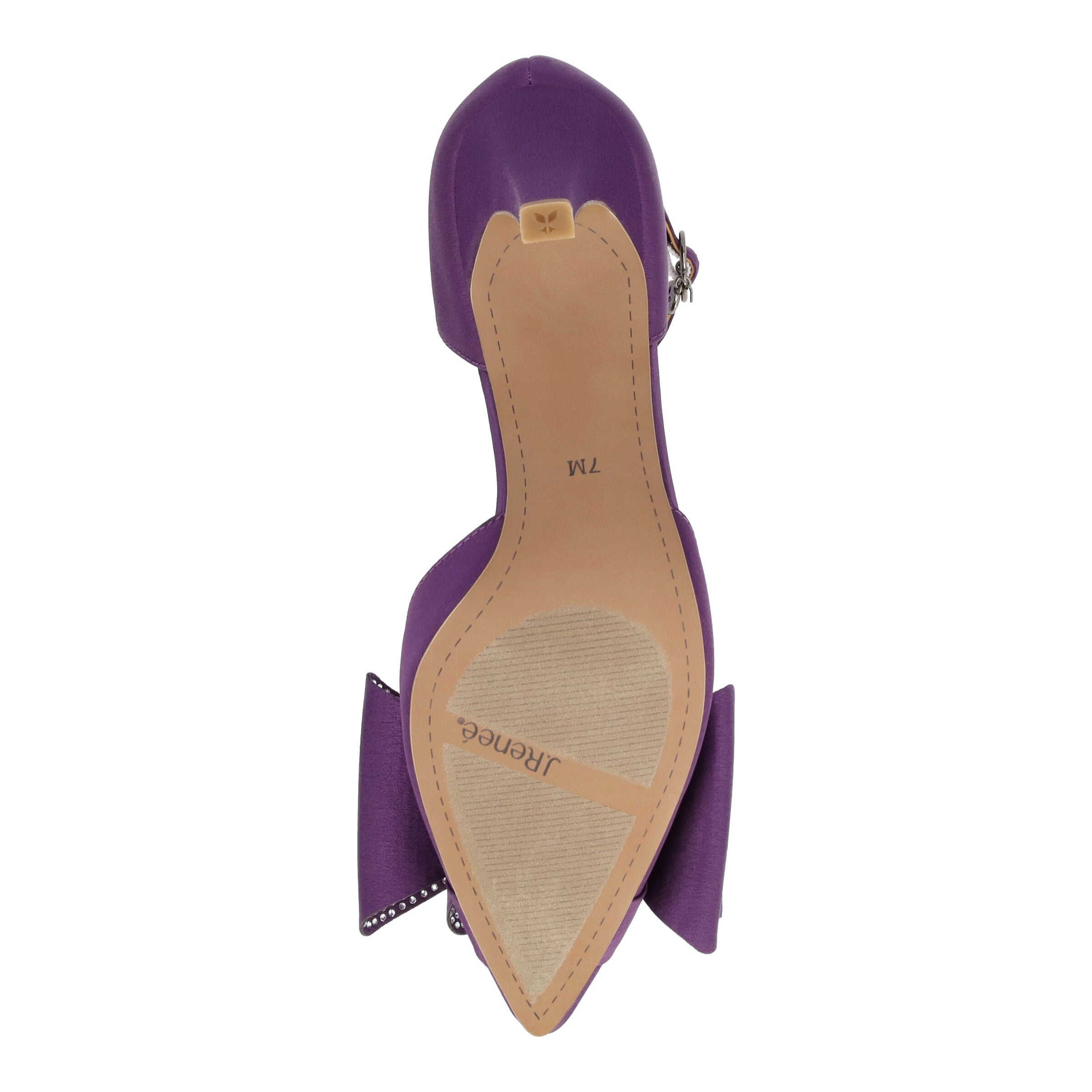 Pammie Ankle Strap Pump, PURPLE, alternate image number 6
