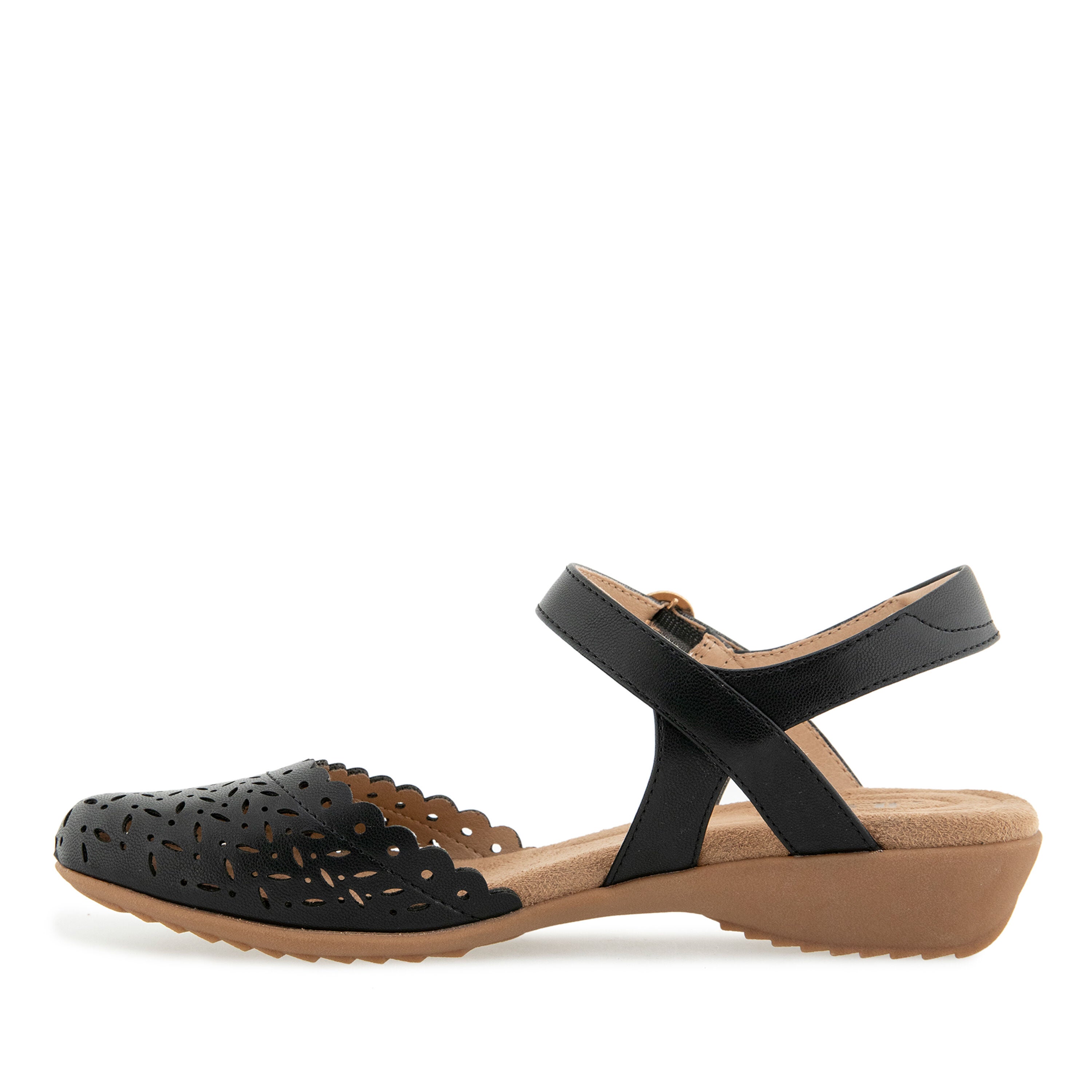 Vinya Hook & Loop Casual Shoe, BLACK, alternate image number 3