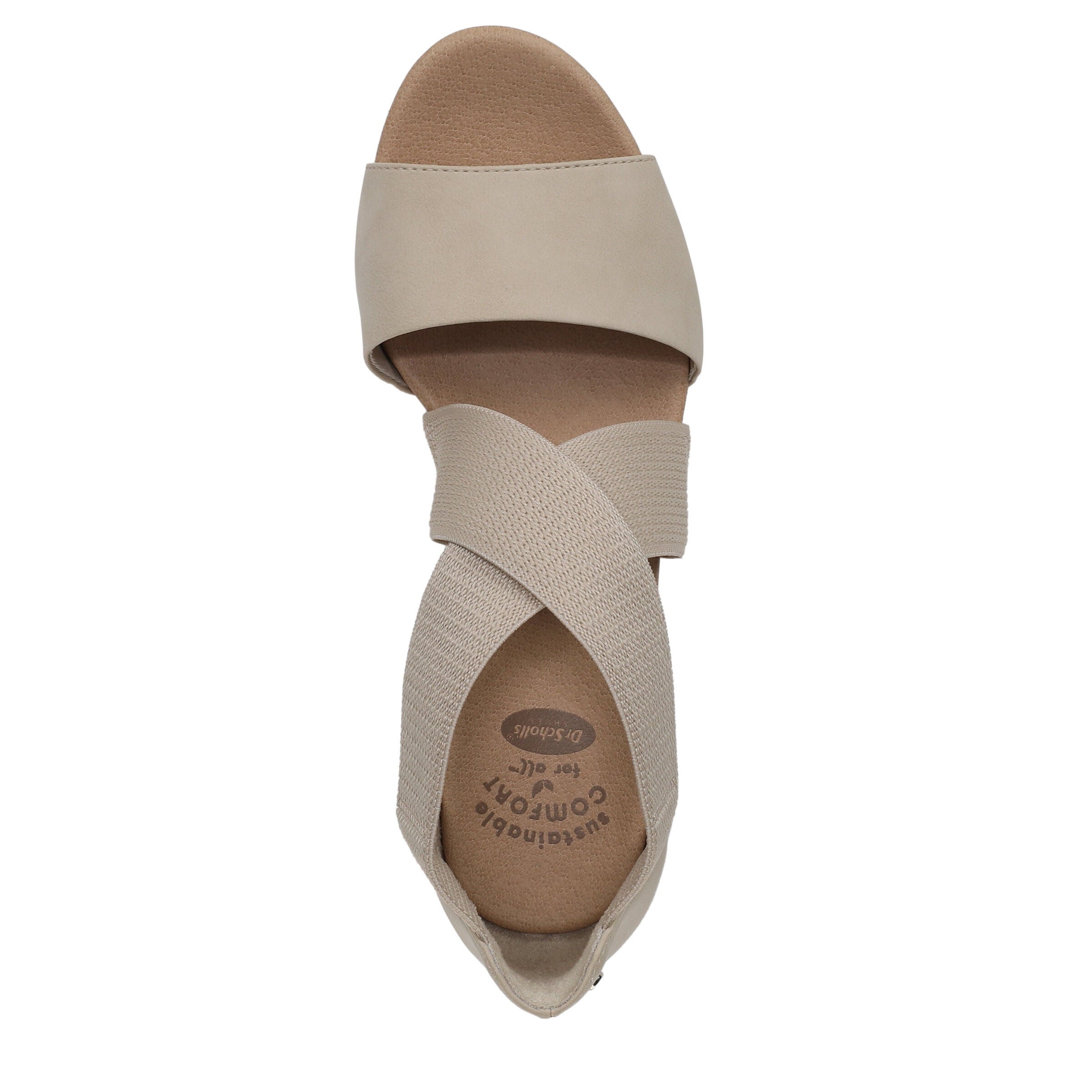 Barton Band Wedge Sandal, OYSTER, alternate image number 6