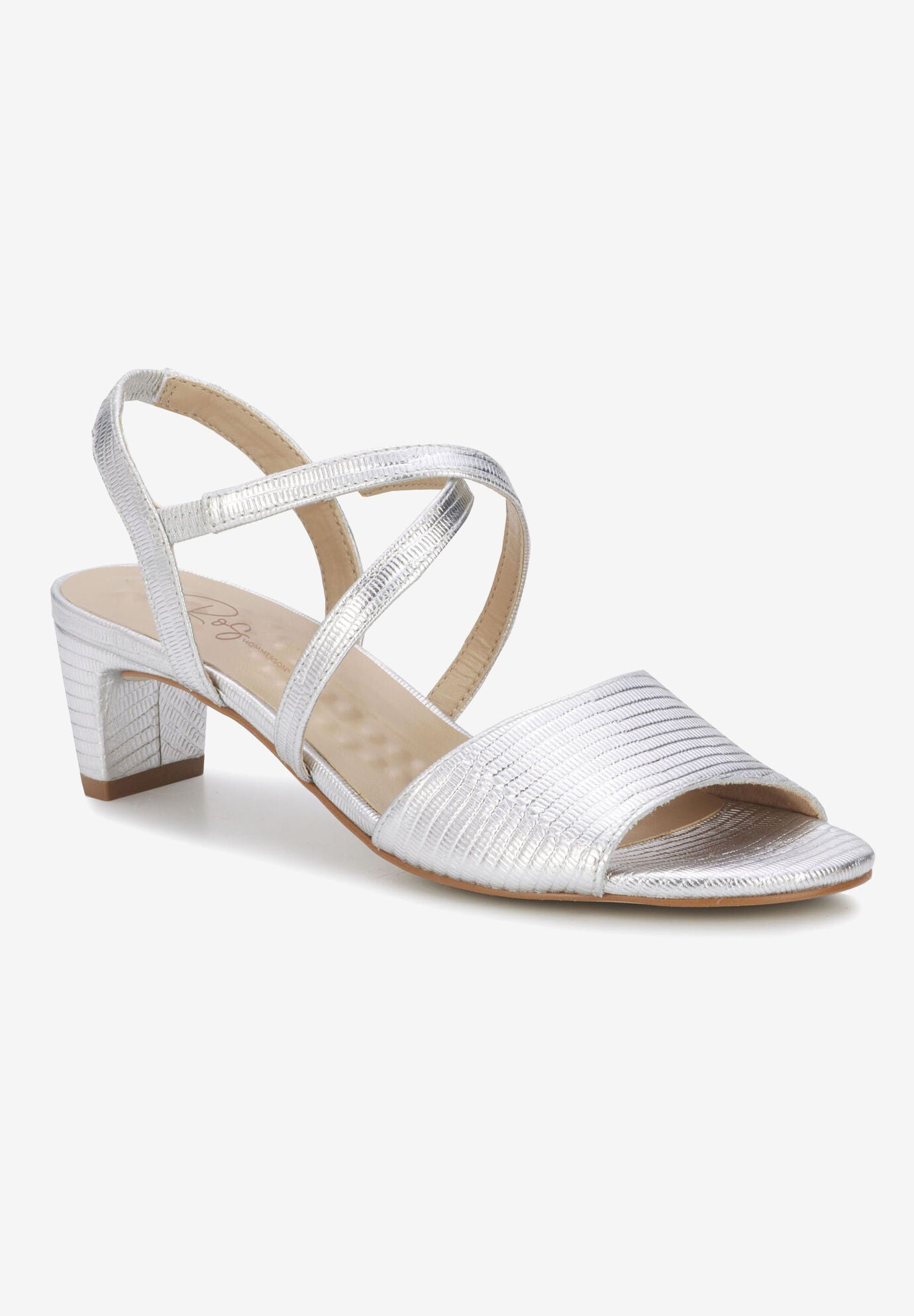 Liza Sandal, SILVER LIZARD LEATHER, hi-res image number 0