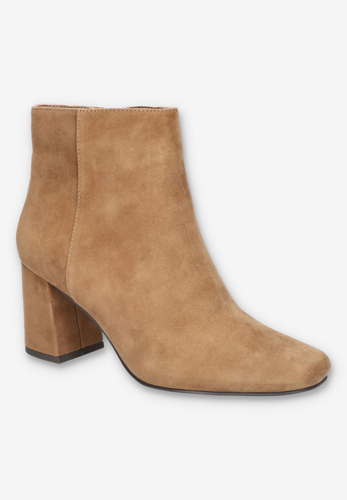 Wilma Booties , COGNAC SUEDE LEATHER, hi-res image number 0