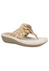 Cynthia Sandal , TAN SMOOTH, hi-res image number null