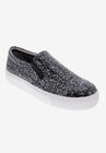 Accent Slip On Sneaker, BLACK SPARKLE, hi-res image number null