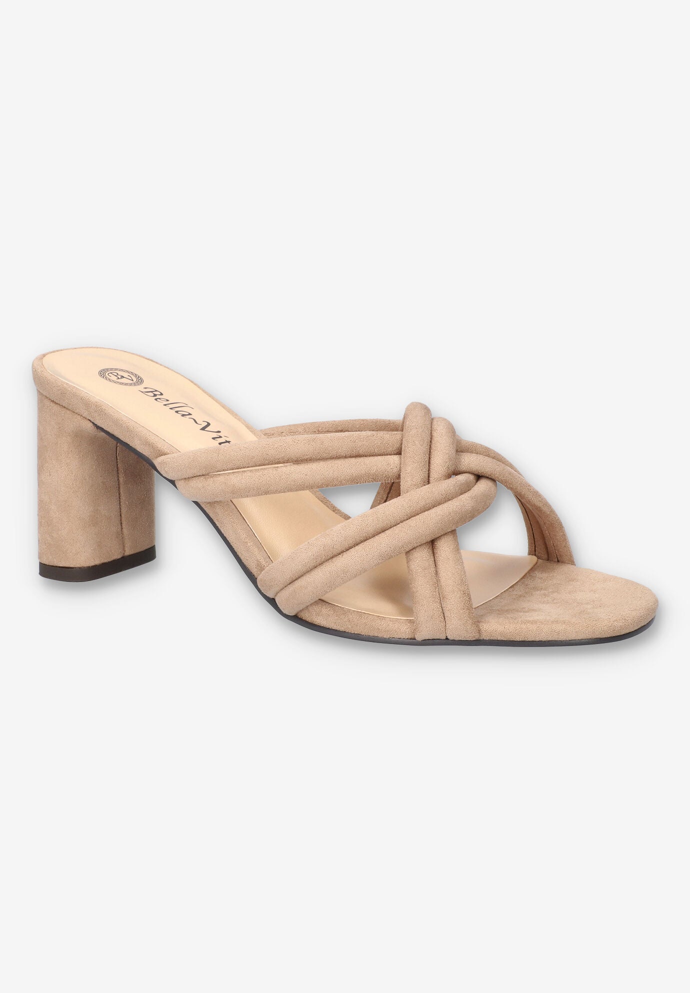 Carmen Heeled Sandal, ALMOND SUEDE, hi-res image number 0