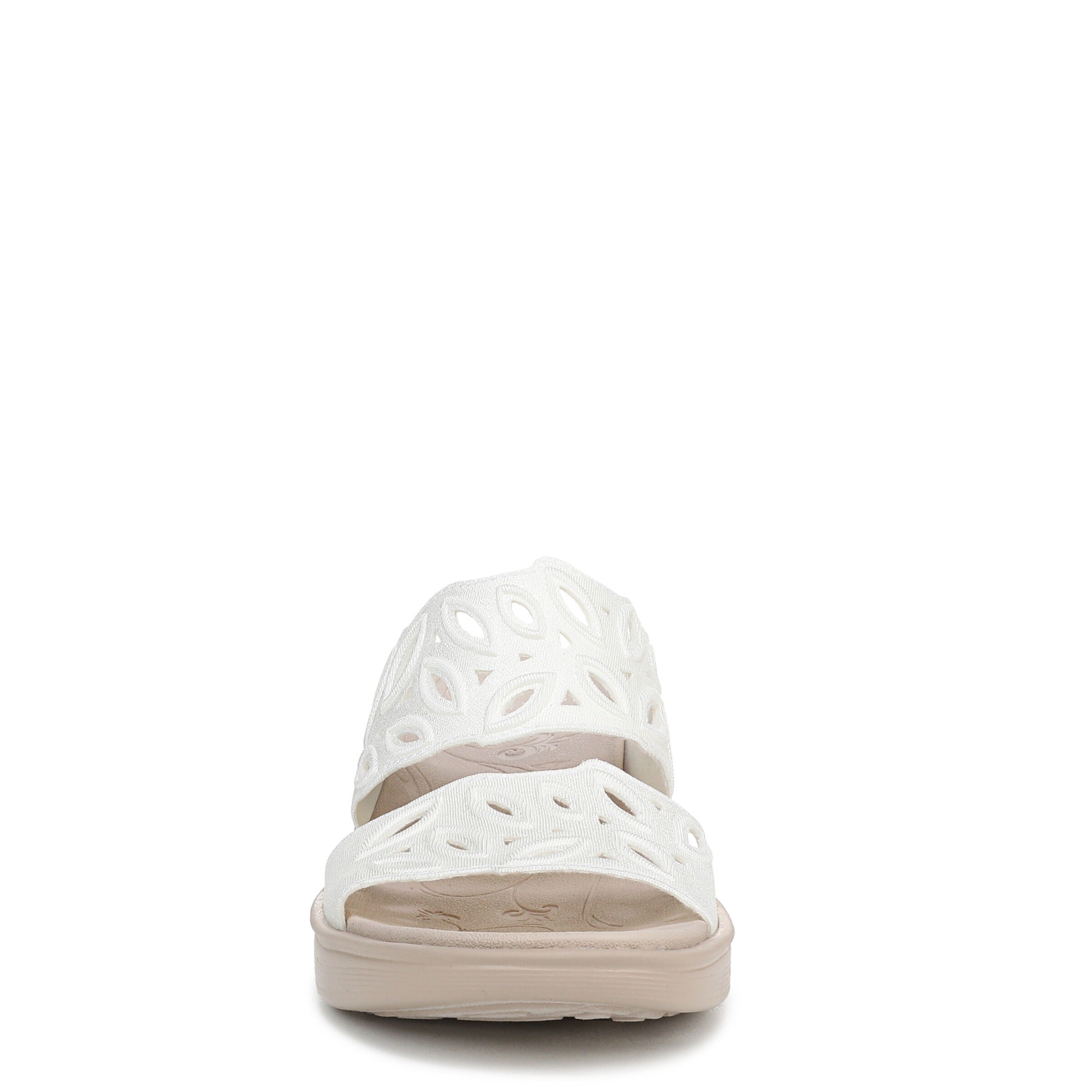 Delight Slip-On Comfort Sandal, WHITE FABRIC, alternate image number 4