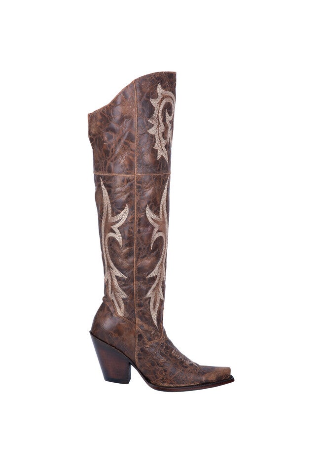 Jilted Over The Knee Western Boot, , alternate image number null