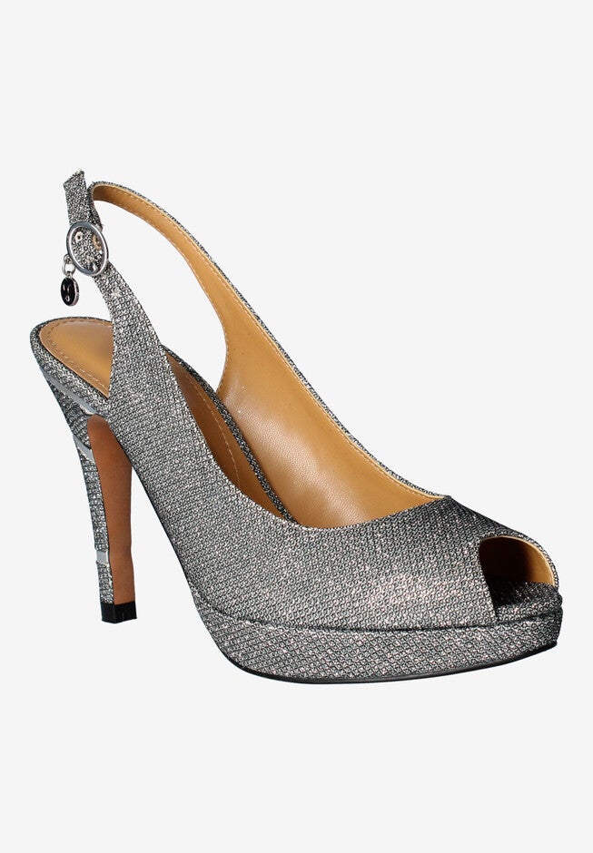 Onille Slingback Pump, PEWTER, hi-res image number null