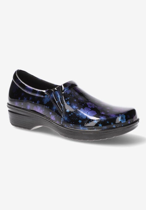 Tiffany Flats , BLACK BLUE FLORAL, hi-res image number null