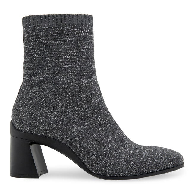 Cezarina Ankle Zip Bootie, GUNMETAL, alternate image number 2