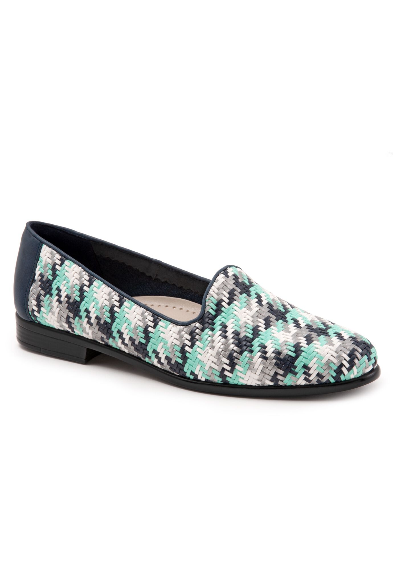 Liz Flats by Trotters®, NAVY MULTI, hi-res image number 0