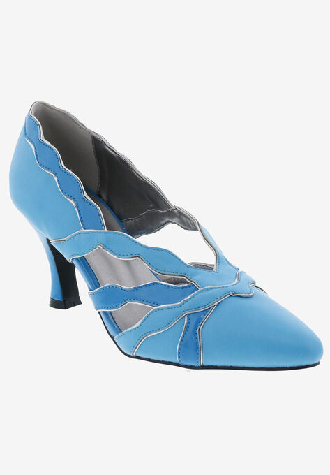 Cocktail Pump, TURQUOISE PATENT, hi-res image number null