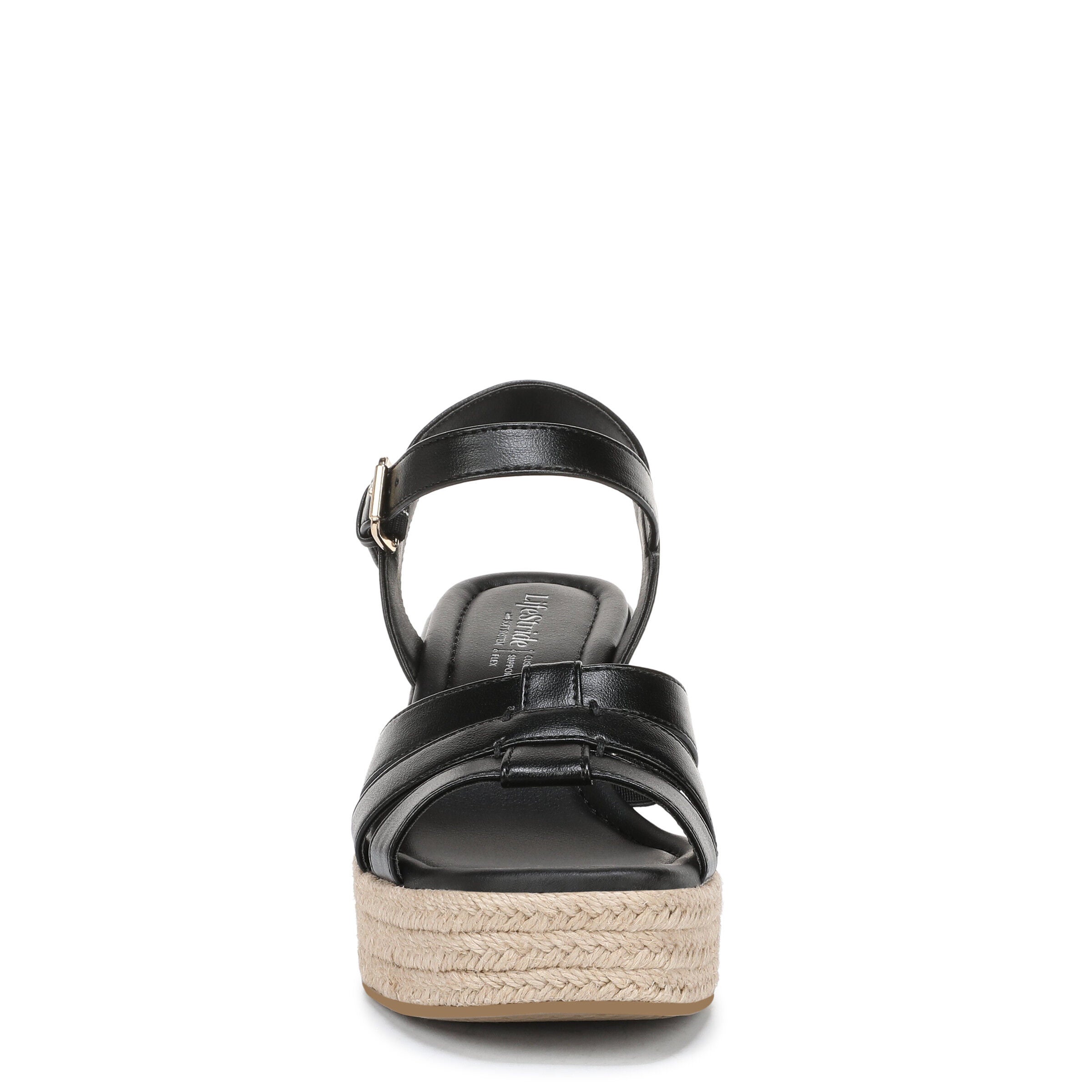 Havana Espadrille Wedge Sandal, BLACK, alternate image number 4