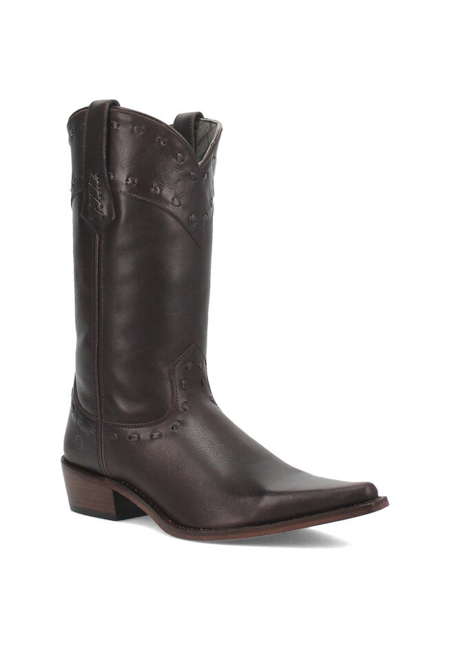 Stagecoach Mid Calf Western Boot, BROWN, hi-res image number null