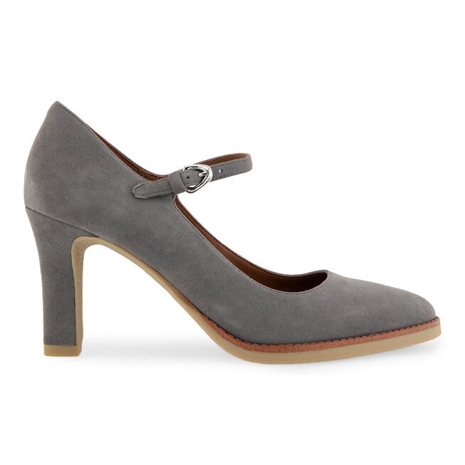 Lois Strap Heel, THUNDER GREY SUEDE, alternate image number null