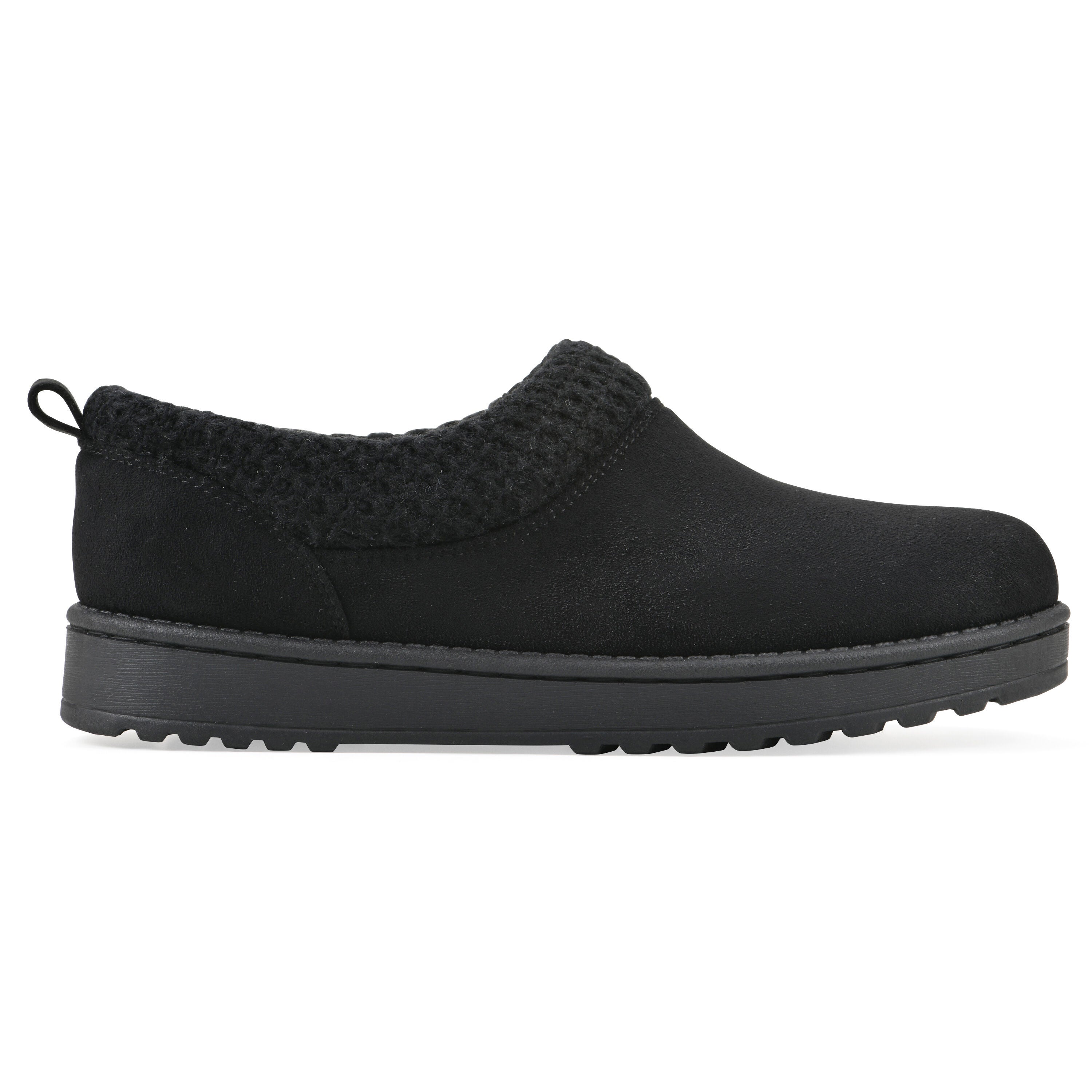 Iceboat Slip-on Clog, BLACK FABRIC, alternate image number 2