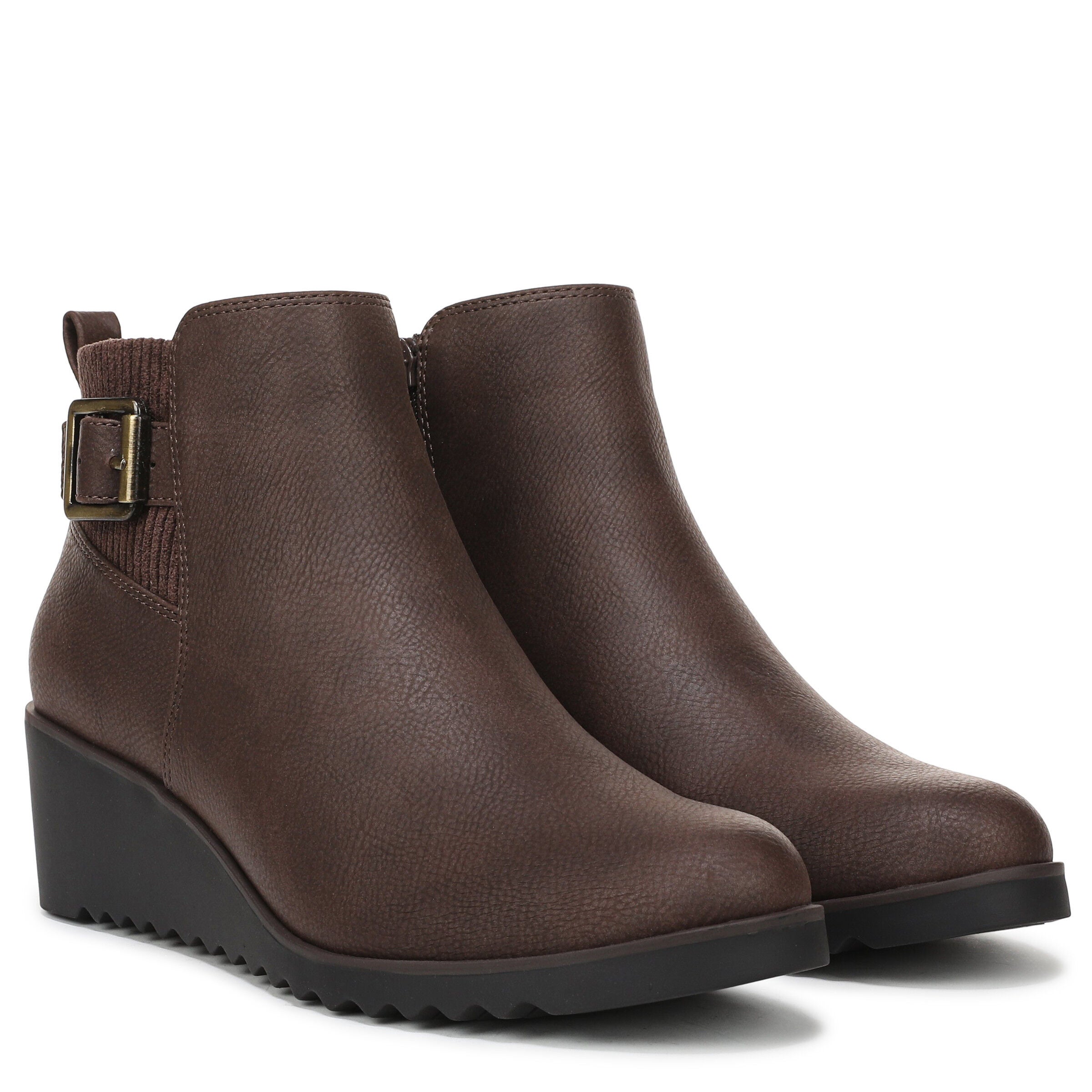Zayne Ankle Bootie, DARK BROWN, alternate image number 2