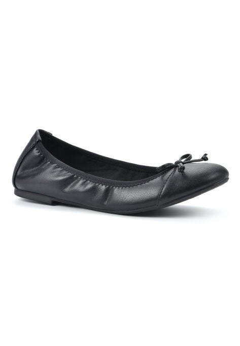 Sunnyside Ii Ballet Flat, BLACK SMOOTH, hi-res image number null