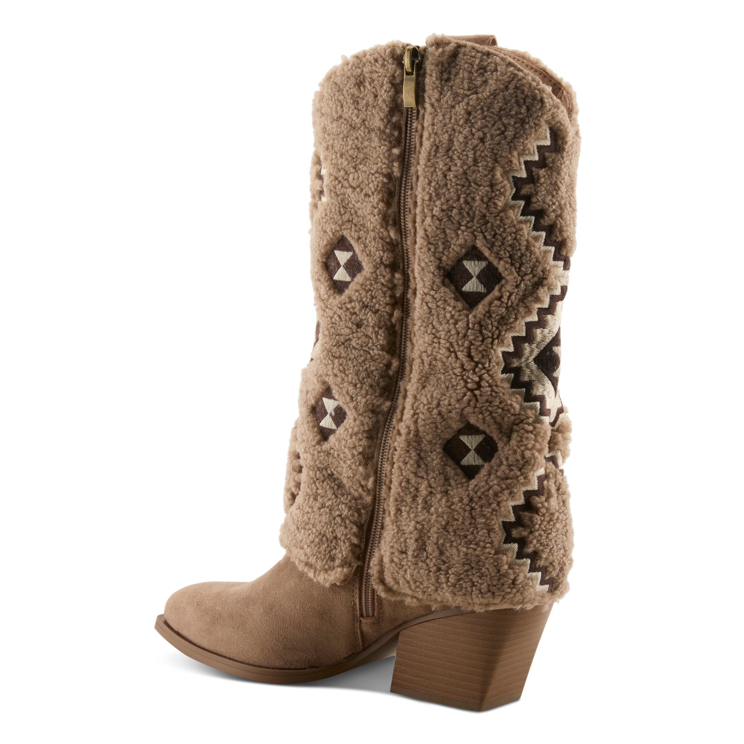 Westee Mid Calf Boots, BEIGE, alternate image number 6