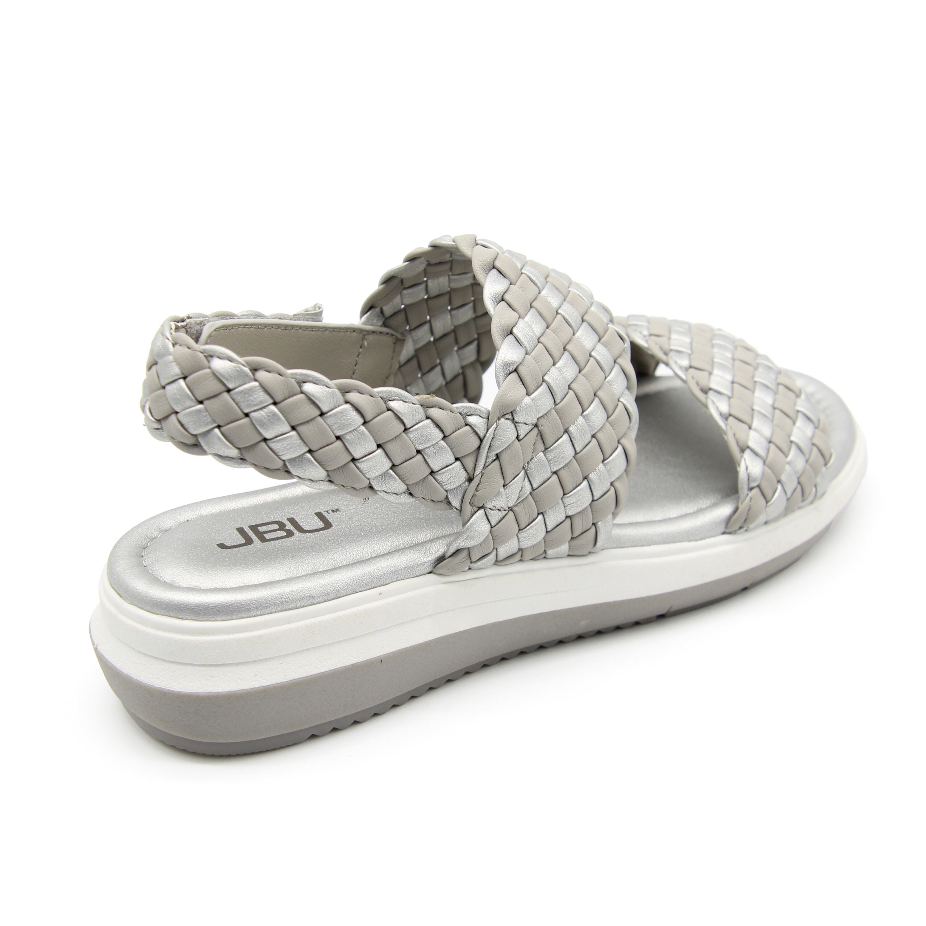 Leila Sandal, GREY SILVER, on-hover image number 1
