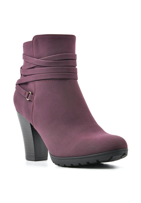 White Mountain Spade Ankle Bootie, CORDOVAN SMOOTH, hi-res image number null