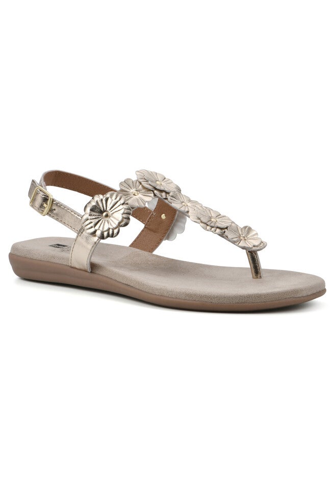 Liftoff Casual Sandal, GOLD SMOOTH, hi-res image number null