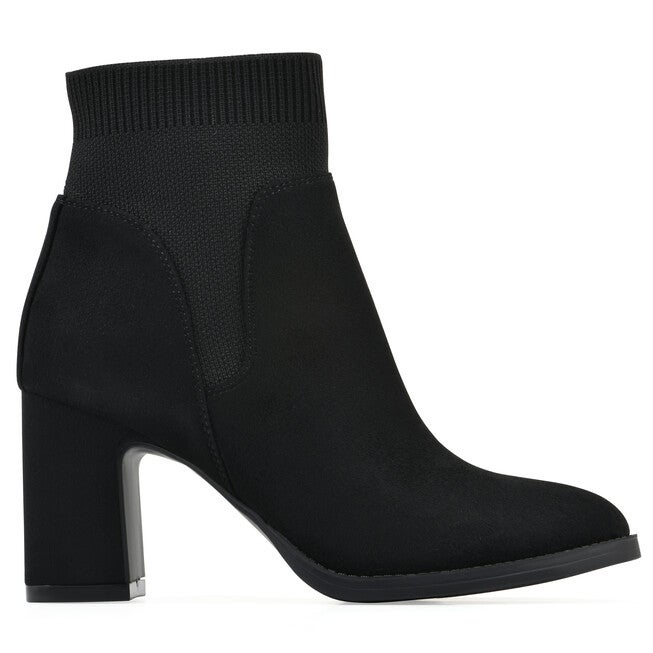 Grapery Heeled Bootie, BLACK, alternate image number null