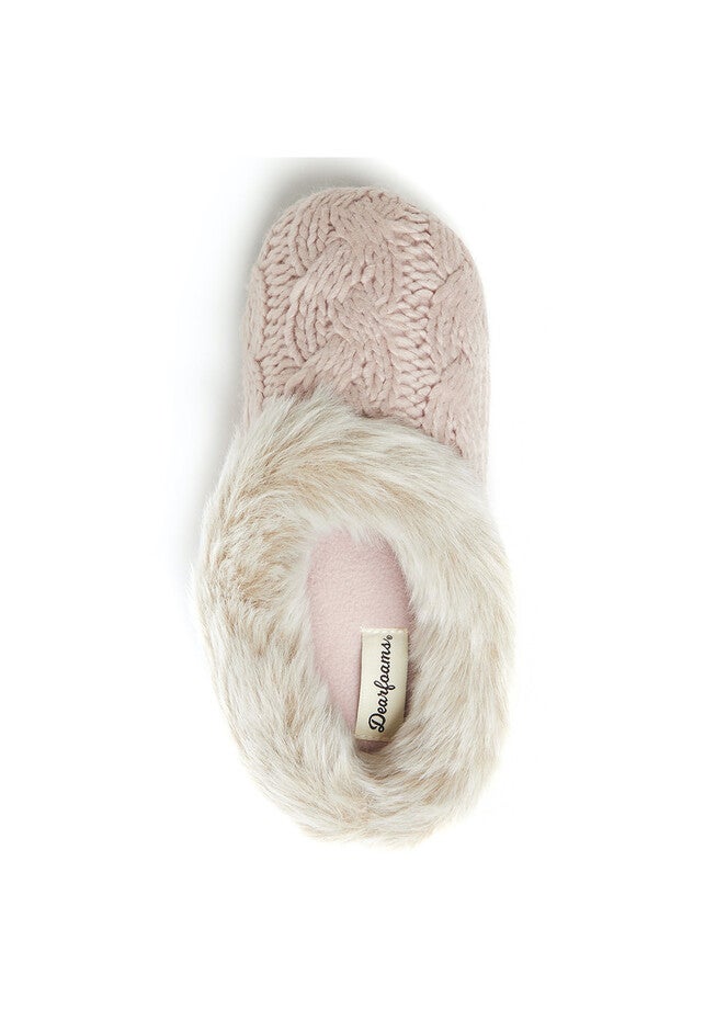 Claire Cable Knit Chenille Clog, , alternate image number 6