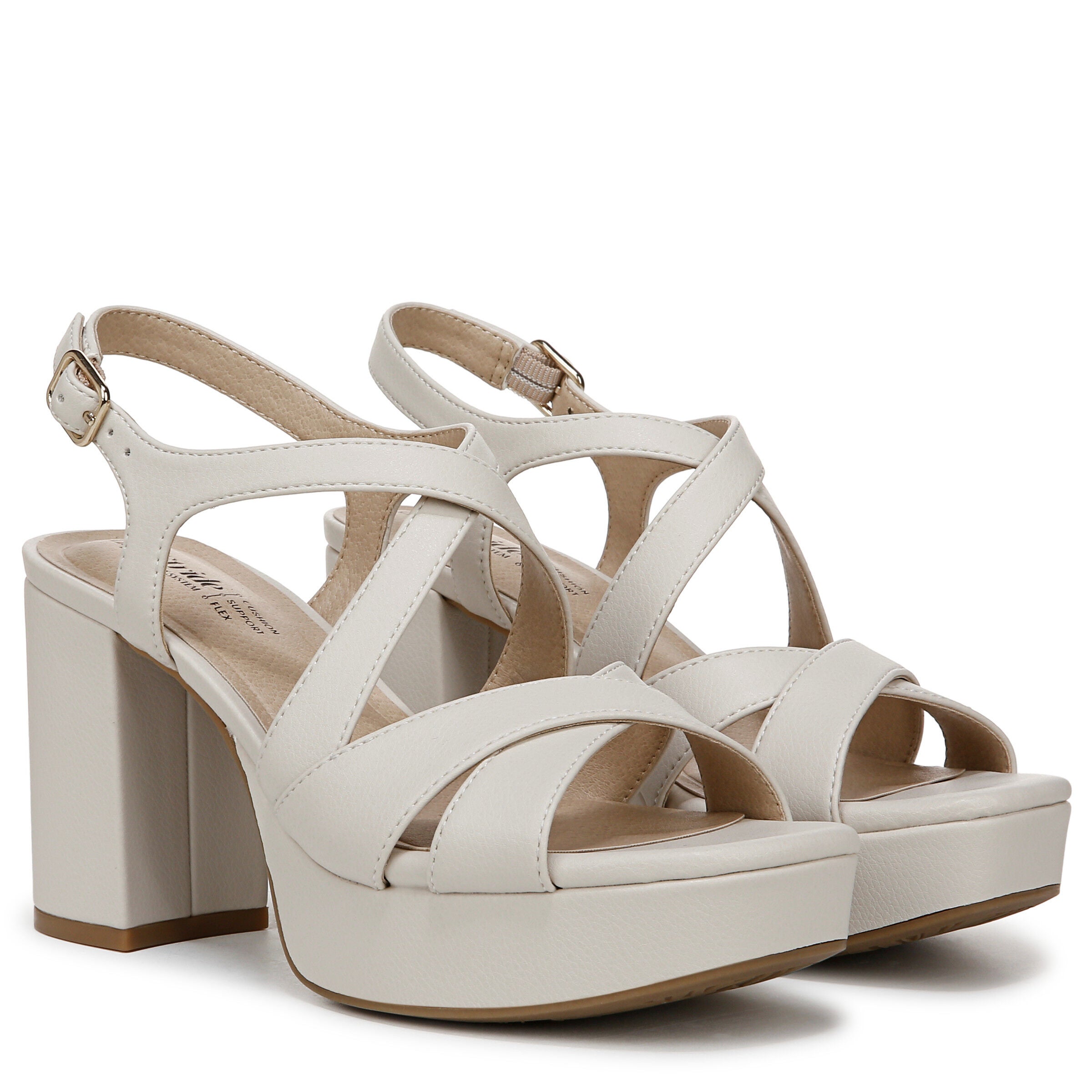 Adrianna Sandal, BONE WHITE, alternate image number 2