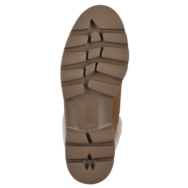 Gloving Faux Fur Hiker Bootie, CHESTNUT SUEDE, alternate image number null