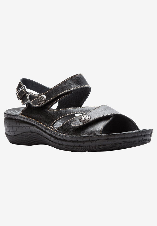 Jocelyn Sandals by Propet®, BLACK, hi-res image number 0