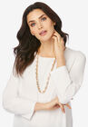 Long Chainlink Necklace, GOLD, hi-res image number null