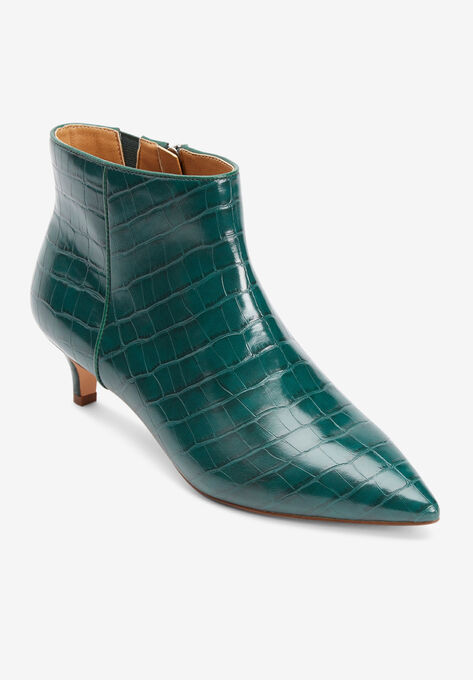 The Meredith Bootie, EMERALD CROCO, hi-res image number null