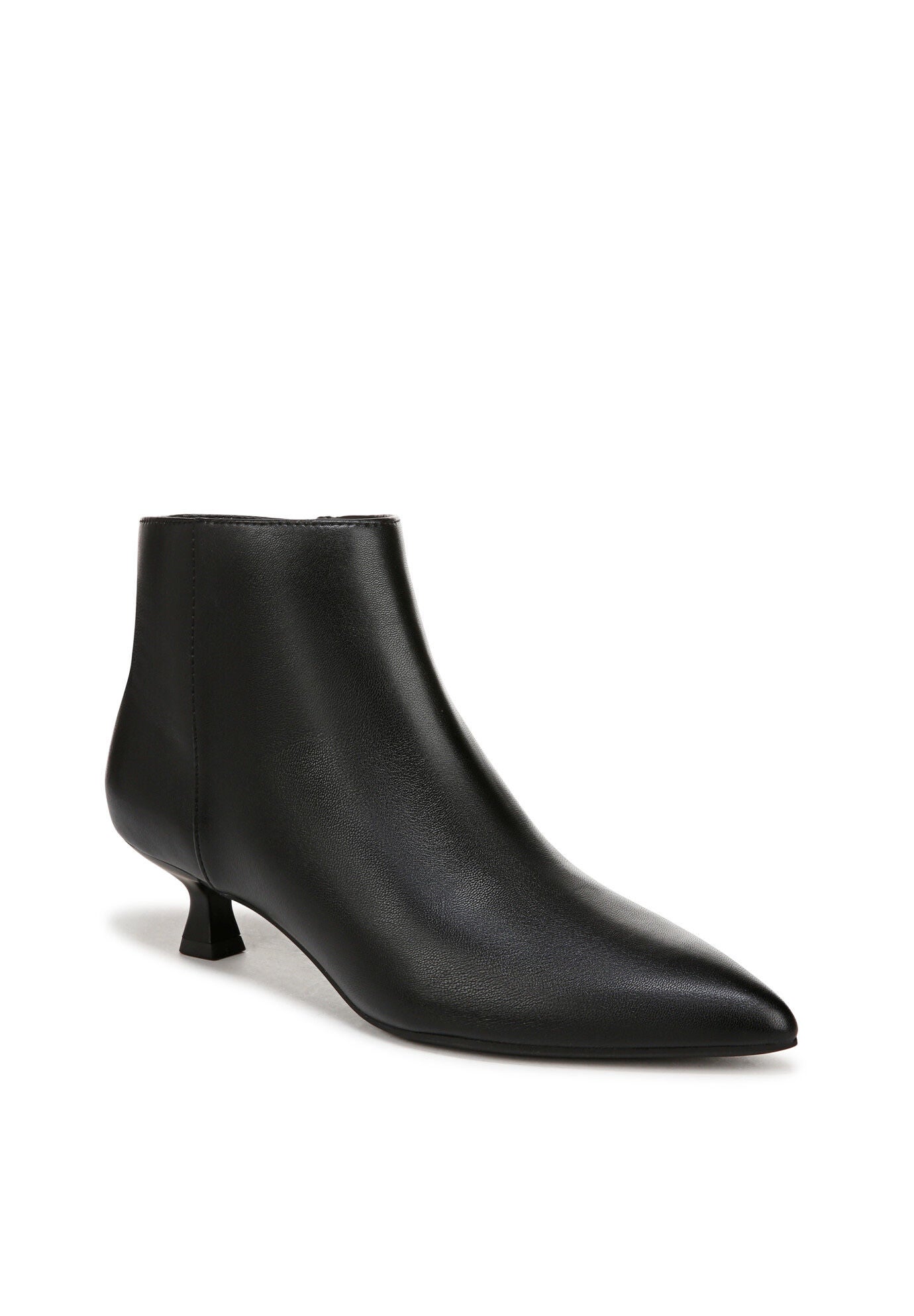 Maya Ankle Boot, BLACK FAUX LEATHER, hi-res image number 0