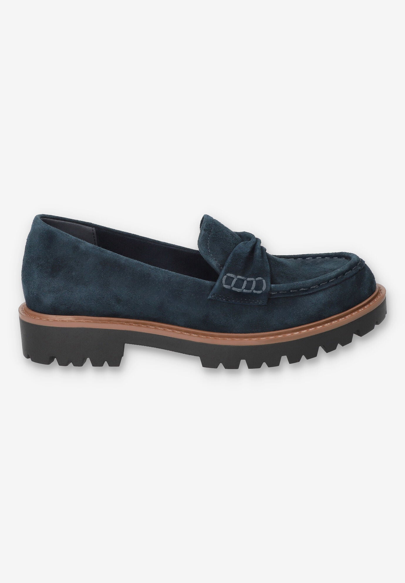 Avalon Loafer, NAVY SUEDE LEATHER, alternate image number 2