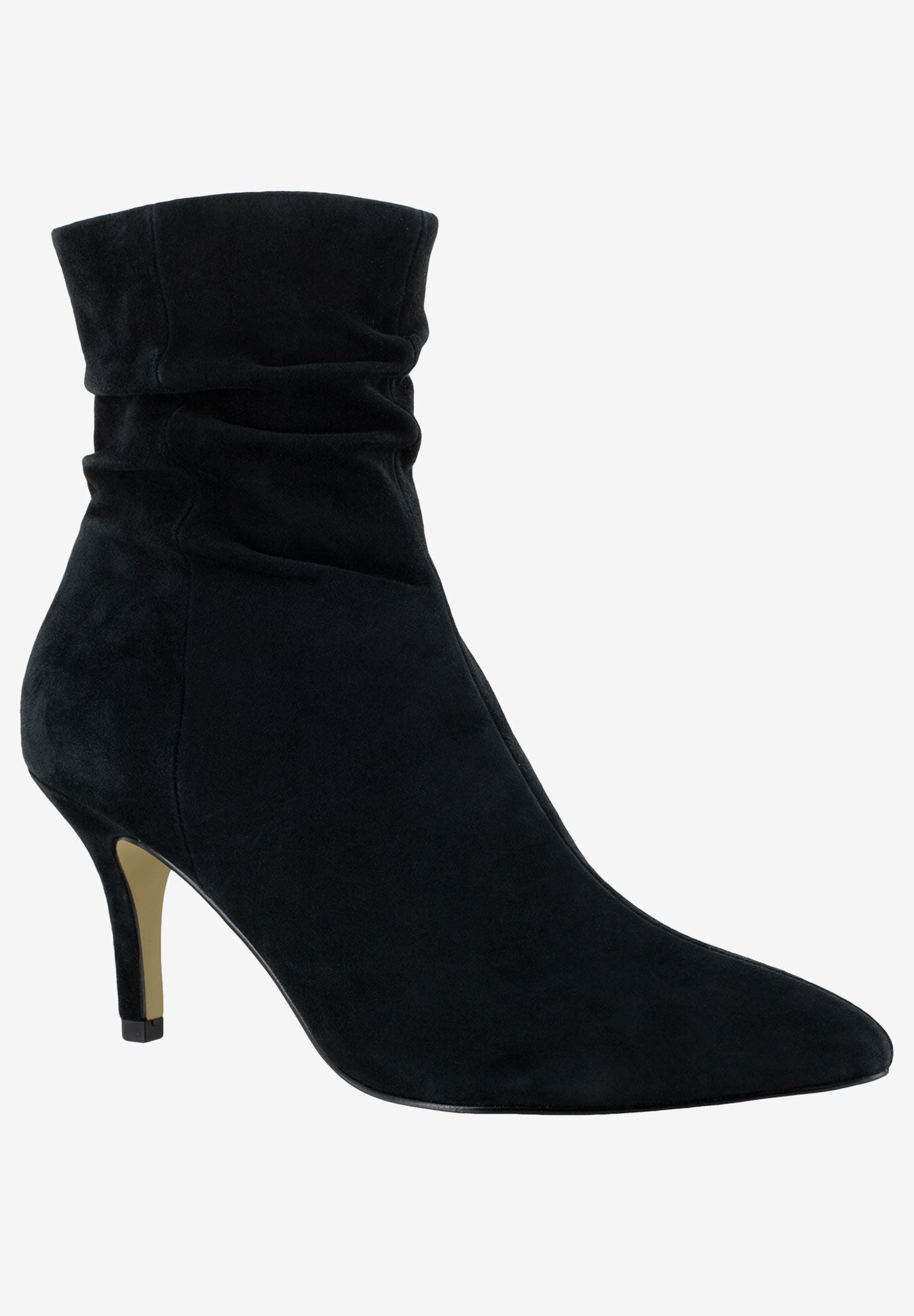 Danielle Bootie , BLACK SUEDE LEATHER, hi-res image number 0