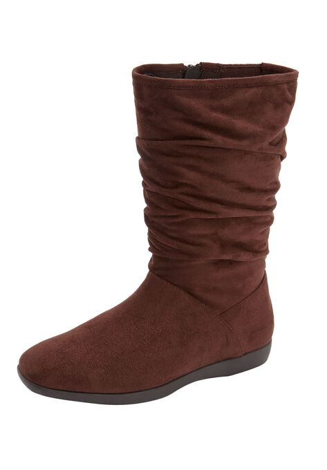 The Aneela Wide Calf Boot , BROWN, hi-res image number null