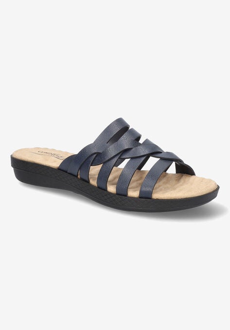 Sheri Sandal, NAVY, hi-res image number null