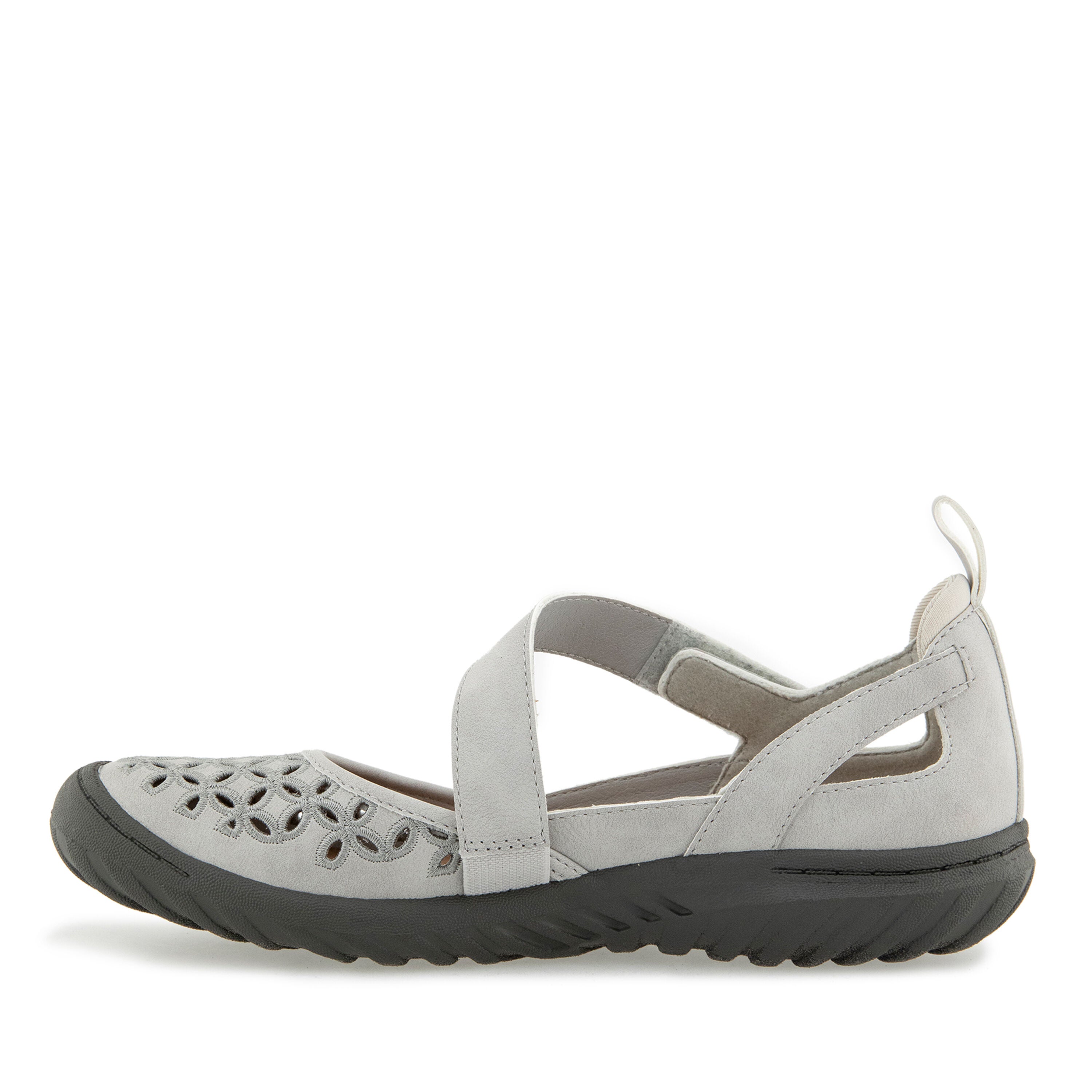 Bianca Hook and Loop Mary Jane, LIGHT GREY, alternate image number 3