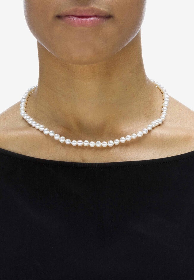 3 Piece Cultured Freshwater Pearl Necklace Bracelet and Earrings Set .925 Silver, , alternate image number null