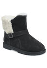 Faux Suede With Berber Back Ankle Boot, GREY, hi-res image number null