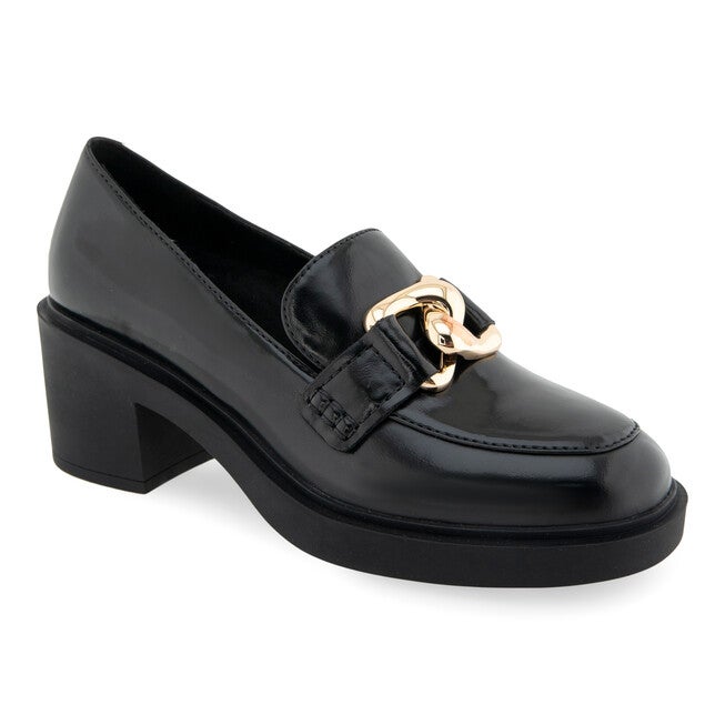 Gibbon Block Heel Loafer, BLACK, hi-res image number 0