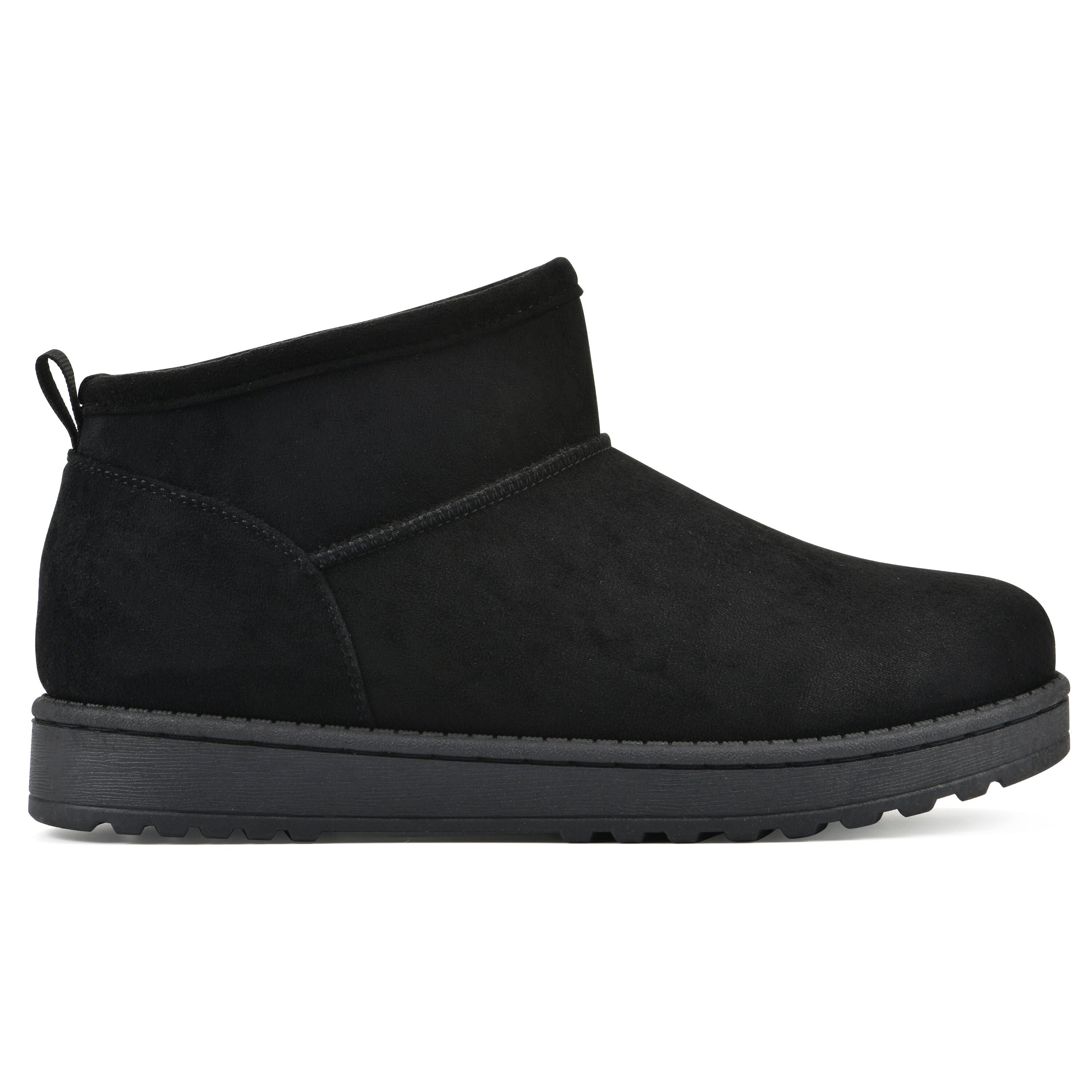 Inspa Faux Fur Bootie, BLACK, alternate image number 2