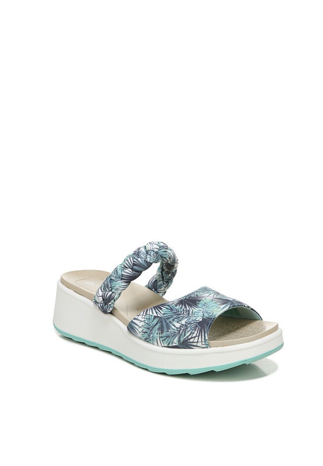 New Wave Slide Sandal, GREEN LEAF, hi-res image number null